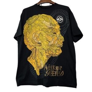 ENYCE Vintage Black Sneaker Head‎ Graphic Shirt Y2K Hip Hop Size 2XL XXL